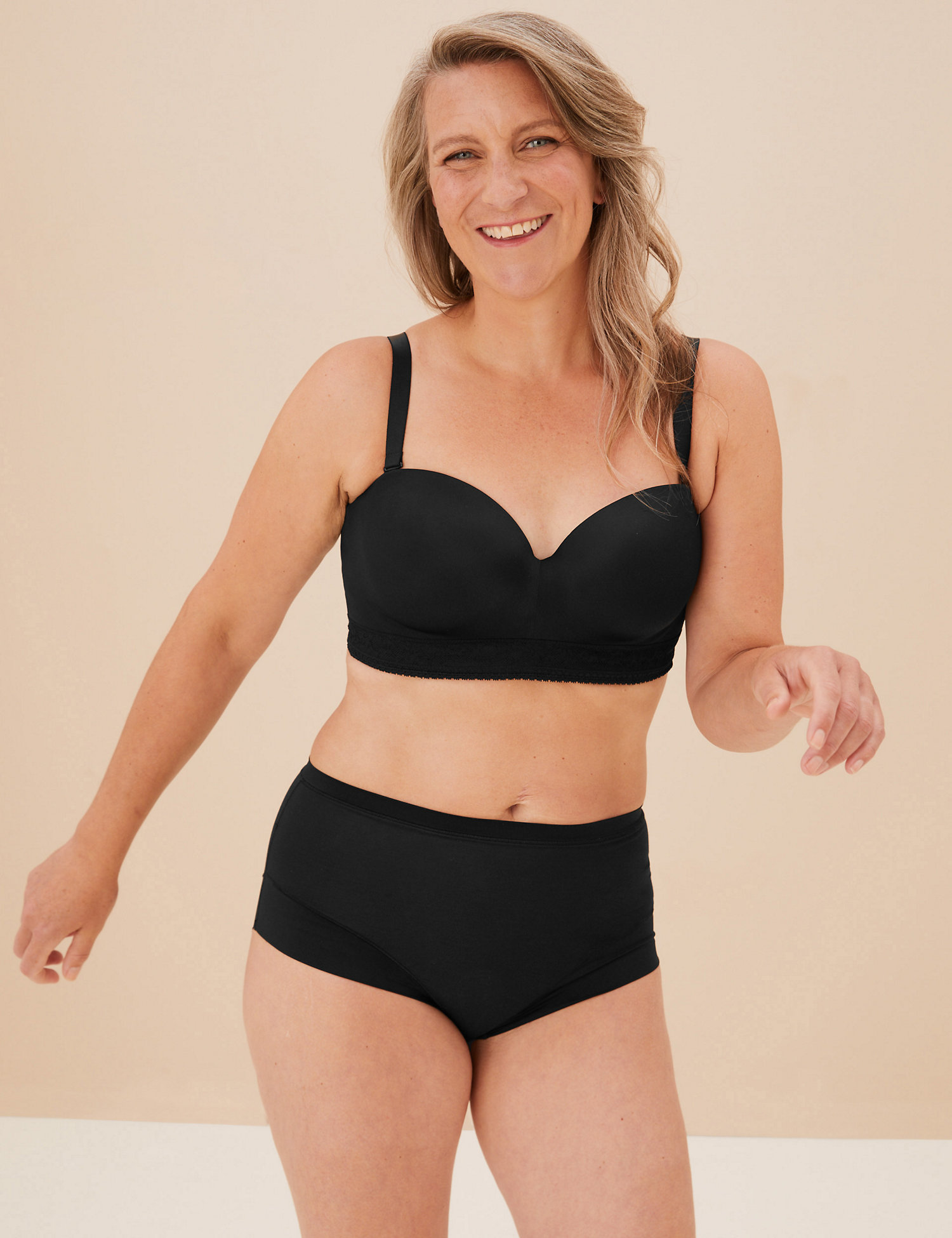 M&S Collection + Flexiwired Post Surgery Strapless Bra