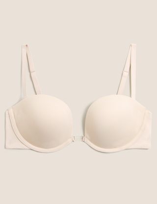 M&S Collection + Multiway Push Up Bra with Low Back Converter