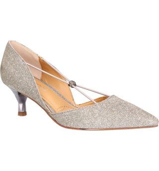 J. Reneé + Varshee Metallic D'Orsay Pumps