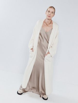 Raey + Responsible Cashmere-Blend Long Cardigan