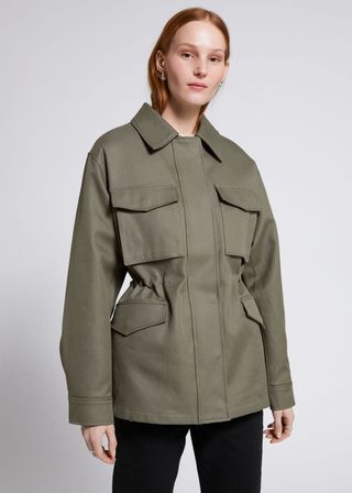& Other Stories + Cargo Pocket Drawcord Jacket