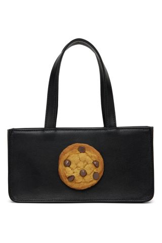 Puppets and Puppets + Black Cookie Top Handle Bag