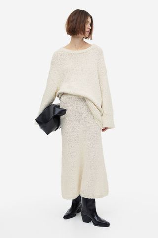 H&M + Oversized Textured-Knit Sweater