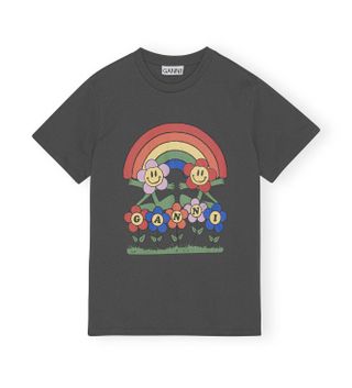 Ganni + Relaxed Rainbow T=-Shirt