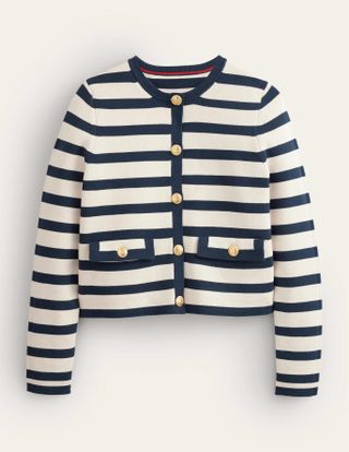 Boden + Cropped Knitted Jacket