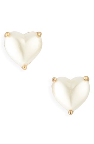 Kate Spade New York + My Love Cubic Zirconia Heart Stud Earrings