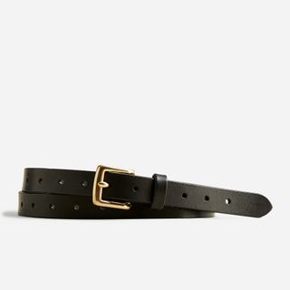 J.Crew + Perforated Italian Leather Belt
