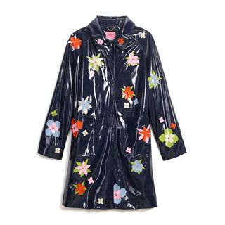 Kate Spade New York + Floral Embellished Raincoat