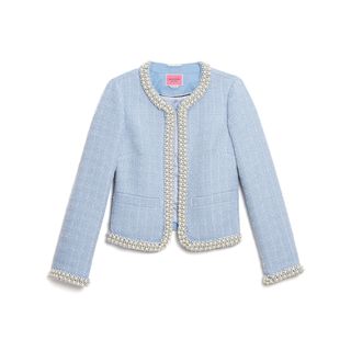 Kate Spade New York + Pearl Embellished Tweed Jacket