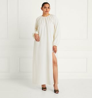 Hill House Home + The Simone Dress in Coconut Milk Crepe