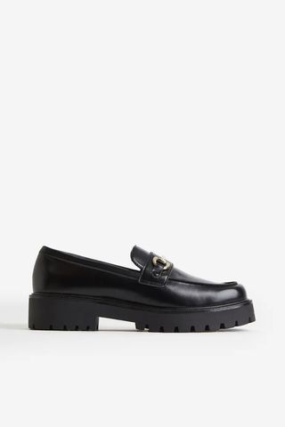 H&M + Chunky Buckle-Detail Loafers