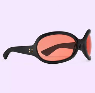 Gucci + Oval Frame Sunglasses