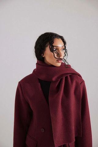 NA-KD + Scarf Detail Coat