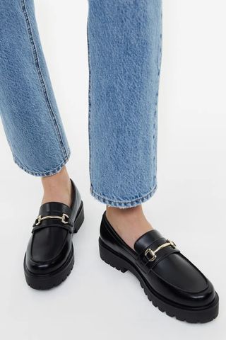 H&M + Chunky Buckle-Detail Loafers