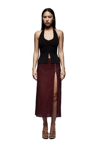 Tank Air + Thai Pleated Skirt