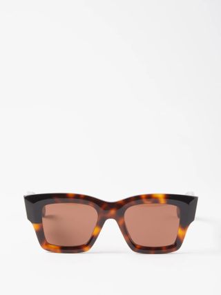 Jacquemus + Baci Oversized Square Acetate Sunglasses