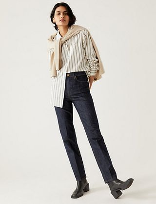 Marks & Spencer + Sienna High Waisted Smart Jeans