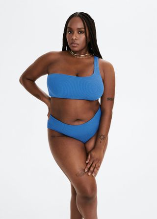 Mango + Asymmetrical Bikini Top