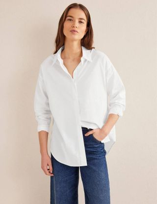 Boden + Oversized Cotton Shirt