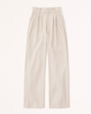 Abercrombie & Fitch + Tailored Wide Leg Pant
