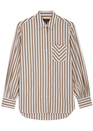 Rag & Bone + Maxine Striped Cotton Shirt