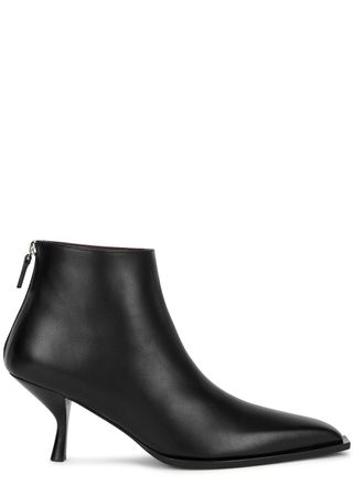 The Row + Coco Leather Ankle Boots