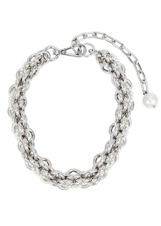 Simone Rocha + Faux Pearl-Embellished Chain Necklace