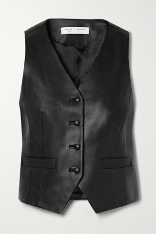 Proenza Schouler White Label + Leather Vest