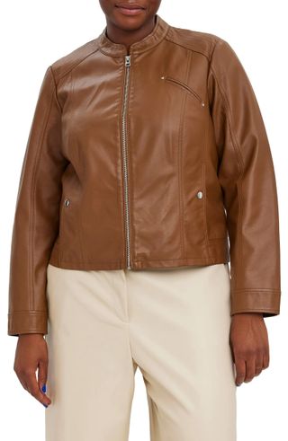 Vero Moda + Faux Leather Jacket