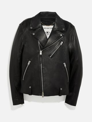 Coach + Leather Moto Jacket