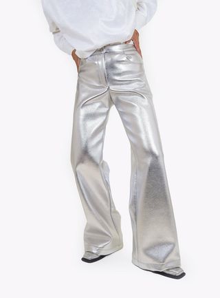 Laagam + Studio 54 Pants in Silver