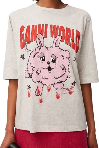 Ganni + Bunny T-Shirt