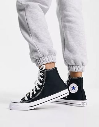 Converse + Chuck Taylor All Star Hi Unisex Trainers in Black