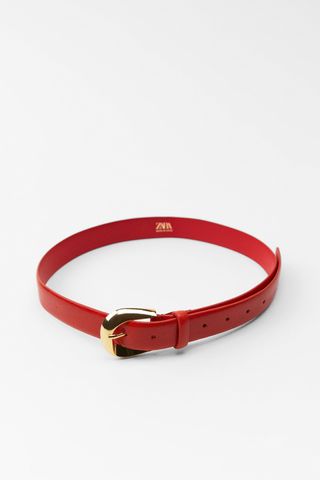 Zara + Leather Belt