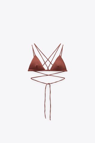 Zara + Triangle Bikini Top