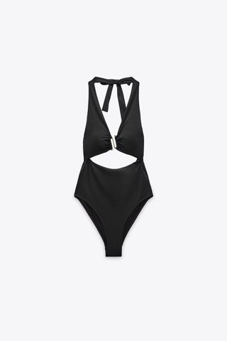 Zara + Halter Swimsuit