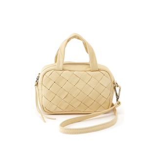 Hobo + Maze Woven Leather Satchel