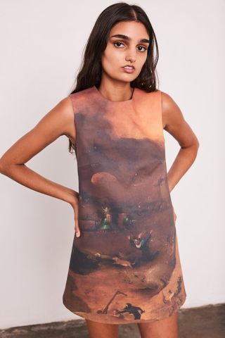 Grover Rad + Apocalypse Printed Dress