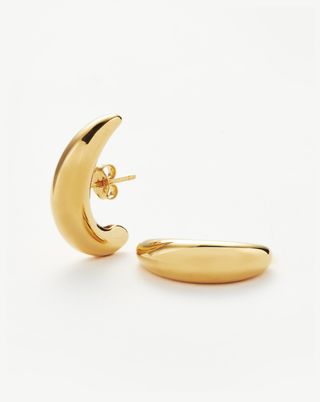 Missoma + Savi Dome Cuff Stud Earrings