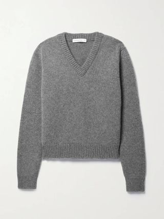 &Daughter + + Net Sustain Glenn Ribbed Wool Sweater