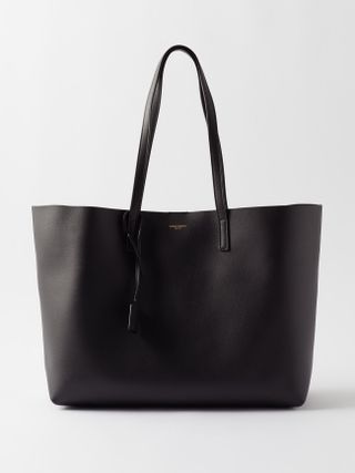 Saint Laurent + Shopping Leather Tote Bag