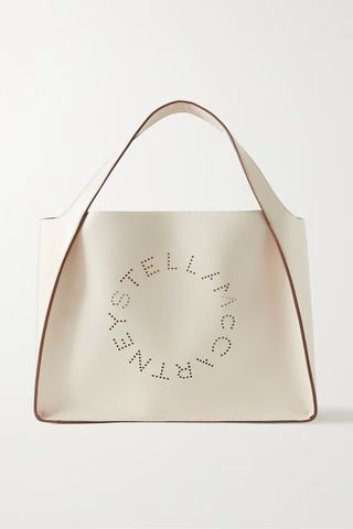 Stella Mccartney + + Net Sustain Perforated Vegetarian Leather Tote