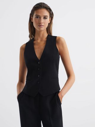 Reiss + Margeaux Tailored Fit Waistcoat