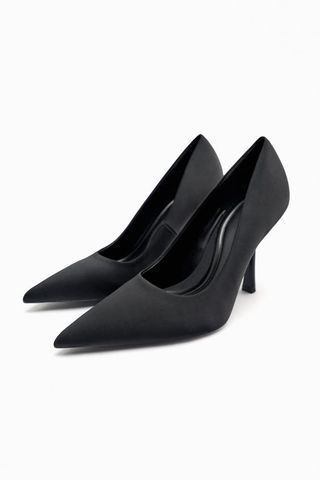 Zara + Fabric High-Heel Shoes