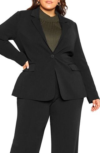 City Chic + Clarissa Relaxed Fit Blazer