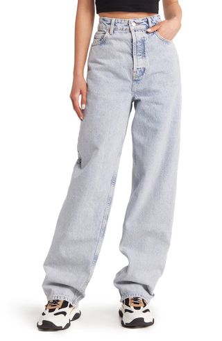 Topshop + Oversize Mom Jeans