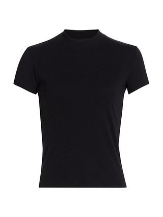 Vince + Cap-Sleeve Crewneck T-Shirt