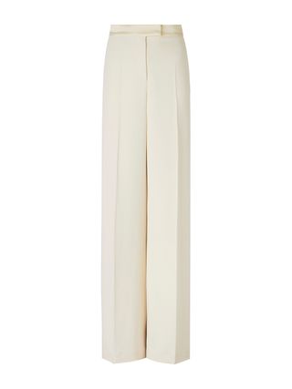 Mango + Palazzo Suit Trouser With Satin Details