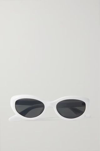 Oliver Peoples x Khaite + 1969 Oval-Frame Tortoiseshell Acetate Sunglasses