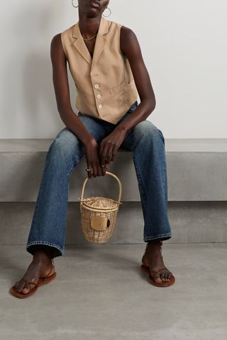 Alex Mill + Suitish Linen, Tencel and Cotton-Blend Twill Vest